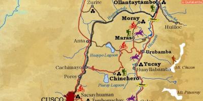 지도의 신성한 계곡 쿠스코 페루