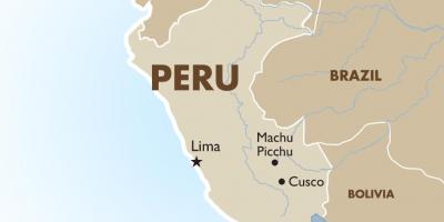 지도 페루의 주변 국가