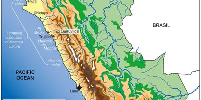 페루 geography 지도