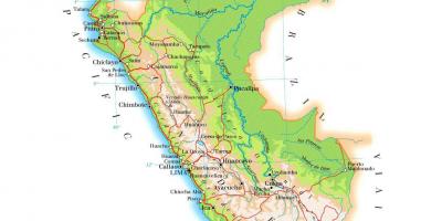 Map 의 물리적 지도 페루